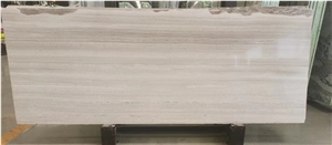 White Wood Marble Slabs