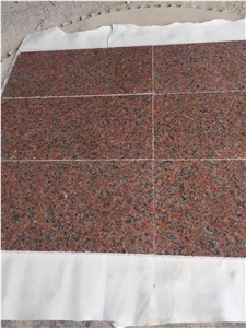 Granite Maple Leaf Red Tiles For Floor Wall Slab