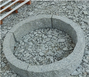 Arc Curve Granite Stone Kerbstone Garden Roadside Stone