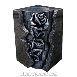Funeral Accessories,Monumental Granite Vase For Tombstones