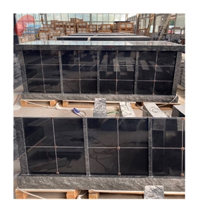 Steel Gray 48 Niches Double Sided Columbarium For Community