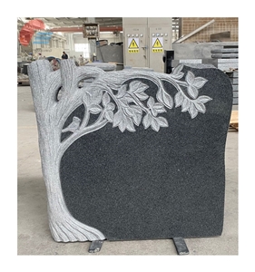 Unique Design Granite Tree Of Life Headstone Design
