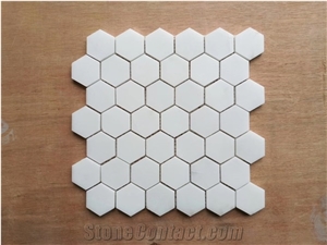 Pure White Marble Mosaic Tiles