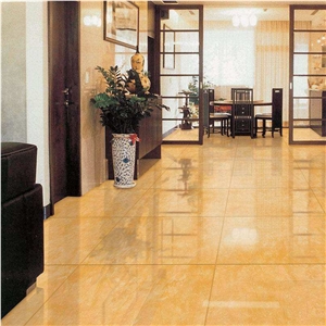 Flooring Stone Tiles Yellow Emperor Gold Marble Pattern