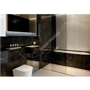 St Laurent Marble Slabs & Tiles, China Brown Marble
