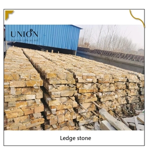UNION DECO Natural Split Stacked Stone Ledger Stone Panel