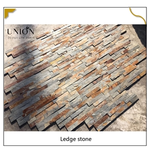 UNION DECO Outdoor Stone Veneer Stacked Natural Slate Stone