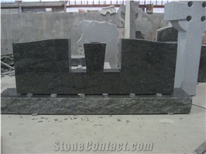 Absolute Black Granite Cemetery Monument 29