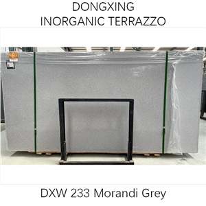 DXW233 Morandi Grey Terrazzo Nature Aggregate Tile