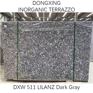 DXW511 Lilanz Dark Gray Terrazzo Wall Floor Tile