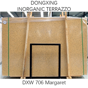 DXW706 Margaret Terrazzo Yellow Artificial Stone