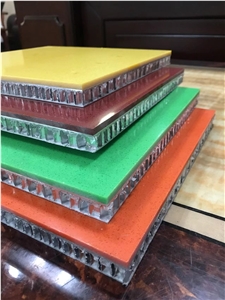 Colorful Quartz Honeycomb Backed Panels