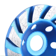 100MM Stone Diameter Diamond Grinding Wheel Turbo Cup Wheel