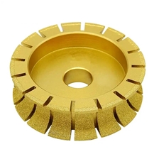 CNC Tool Round Edge Profiling Brazed Stone Grinding Wheel