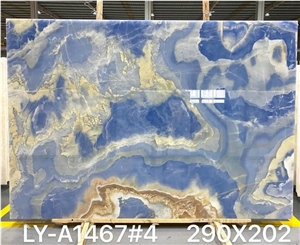 Blue Onyx Stone Slabs