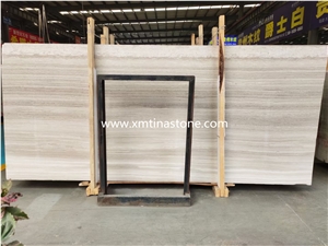 China Marble Wooden White Slab Wall Decoration