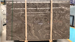 China OBAMA GREY  Marble Wall Floor Slabs  Hotel Project