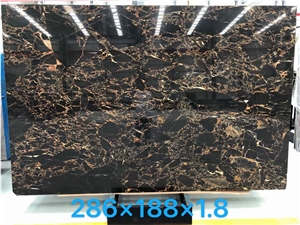 China Protoro  Marble Black  Slabs  Tiles