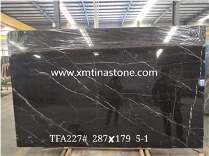 Hot Sale Nero Marquina White Vein Slab