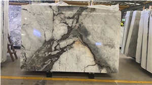 Luxury  BARCELONA  WHITE    Marble  Slabs   For Wall  Floor