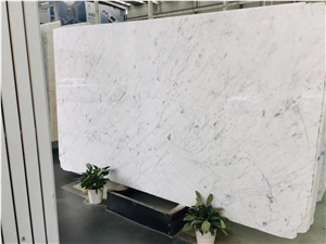 Snow White Marble Slab Wall Floor Decoration