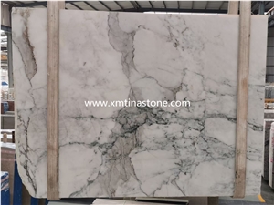 Snowland White Marble Hotel Wall Floor Cladding