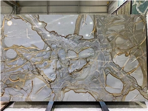 Admiral Blue Quartzite Arquivos Azul Slab In China Market