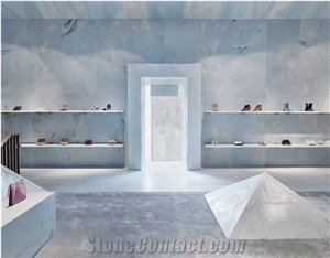 Brazil Azul Acquamarina Marble Blue For Living Room Design