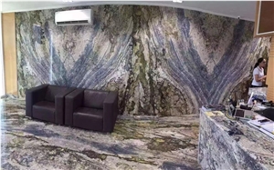 Brazil Azurite Granite Granito Blue Sea Slab China Market