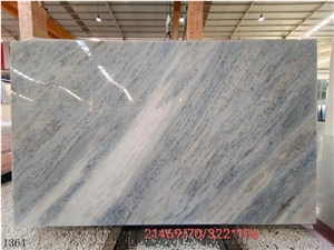 Brazil Crystal Blue Marble Marmore Slab For Flooring Tile