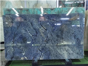 Brazil Dream Sapphire Blue Granite Polished Big Slab