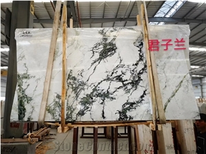 China Clivia Marble White Slab Tile