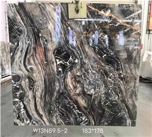 China Louis Red Marble Big Slabs Polished For Interior Design