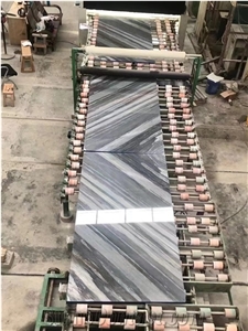 Italy Florence Grey Marble Slabs Polished For Outdoor Ues
