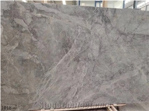 Italy Silver Statuario Marble Large Slabs For Bedroom Design