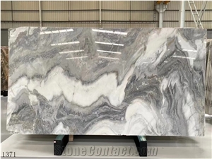 Landscape White Marble Ya An Slab