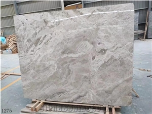 Silver Diana Grey Marble Polished Slab Tile, 240*160*1.8 Cm