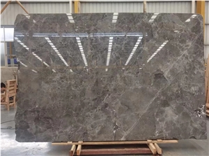 Silver Statuario Armani Grey Marble Big Slab Polished Tile