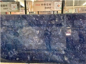 Sodalita Granite Pedra Badakh Blue Slab Tile