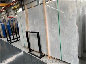 Turkey Armani Silver Marble Large Slabs For Living Room Use