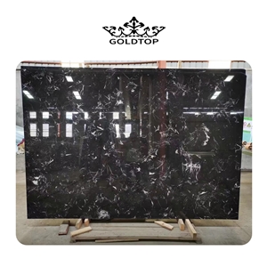 GOLDTOP OEM/ODM Marmer Ice Black Marble Polished Tiles
