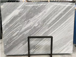 Italian Bardiglio Carrara Grey Marble Slabs Polish