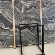 Grey Marble Ancient Wood Grain Marble For Wall Flooring Tile