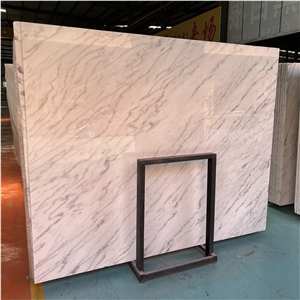 Polished Guangxi White Marble Slabs For Bathroom Floor Tiles