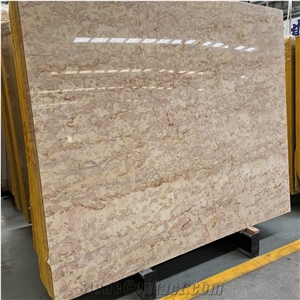 Wholesale Good Price Gold Rose Marble Slab For Wall & Floor