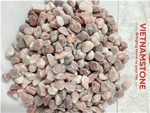 Cheapest Pink Tumbled Pebble Stone For Lanscaping