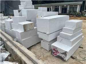 Natural White Marble Blocks Cheap Price Quarry Owner