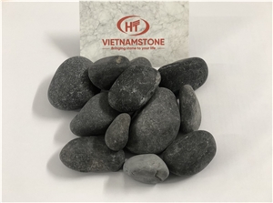Tumbled Black Pebble Stone Cheap Price