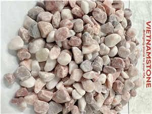 Tumbled Pink Marble Pebble Stone VN