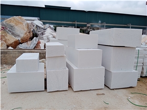 Vietnam Pure White Marble Blocks